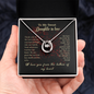 To My Sweet Daughter-in-law Necklace.