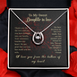 To My Sweet Daughter-in-law Necklace.