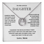 To my lovely Daughter Necklace. (Almost sold out) ⭐⭐⭐⭐⭐