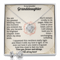 To My Granddaughter, I Love You With All My Heart Necklace.