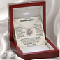 To My Granddaughter, I Love You With All My Heart Necklace.