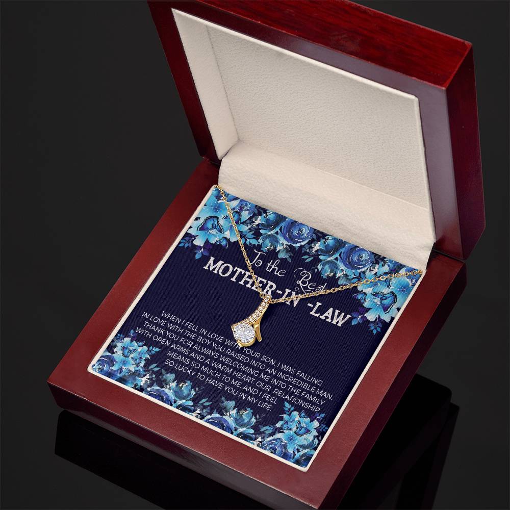 To The Best Mother-in-law Necklace.