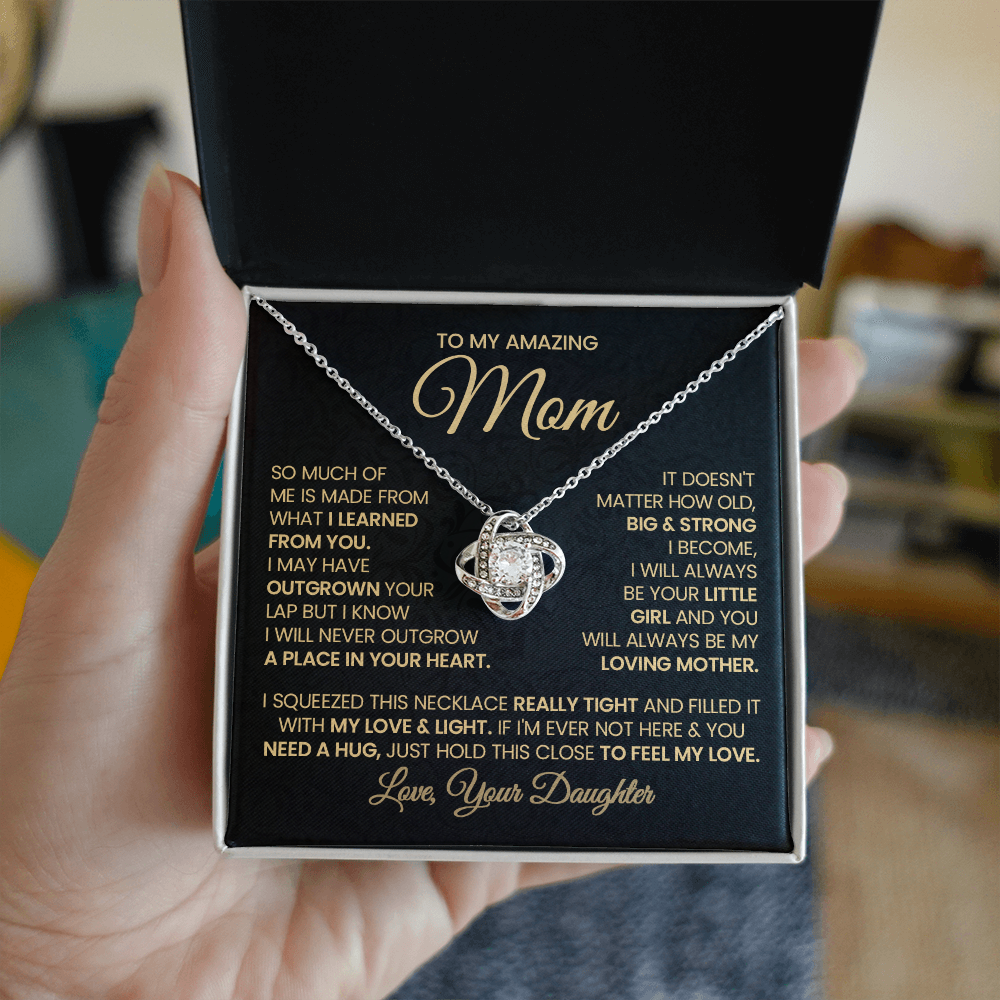 To My Amazing Mom Necklace.