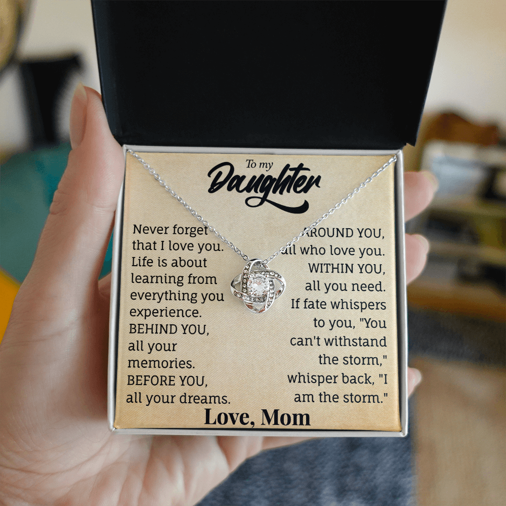 To My Daughter Necklace.(Almost sold out)