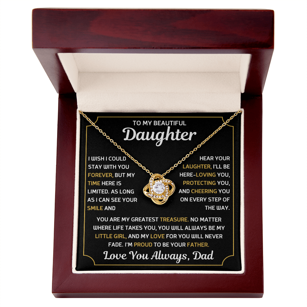 TO MY BEAUTIFUL DAUGHTER, LOVE YOU ALWAYS, DAD.