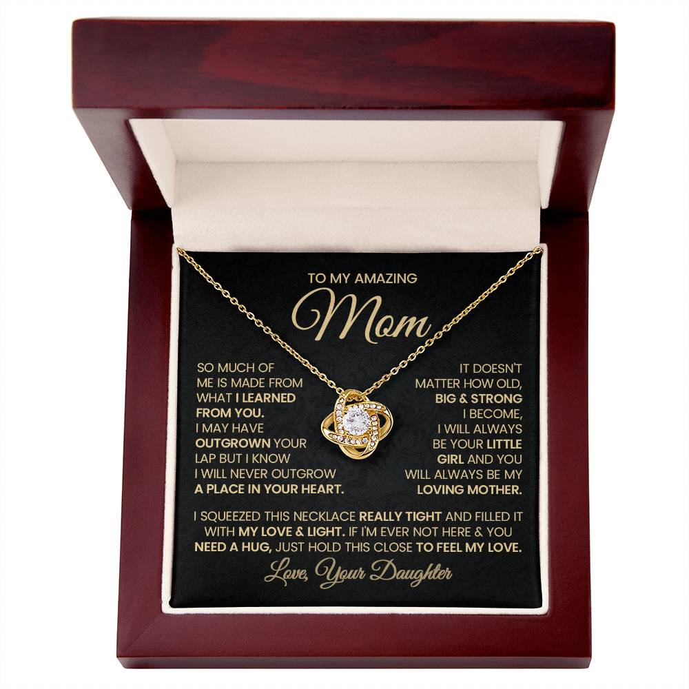 To My Amazing Mom Necklace.