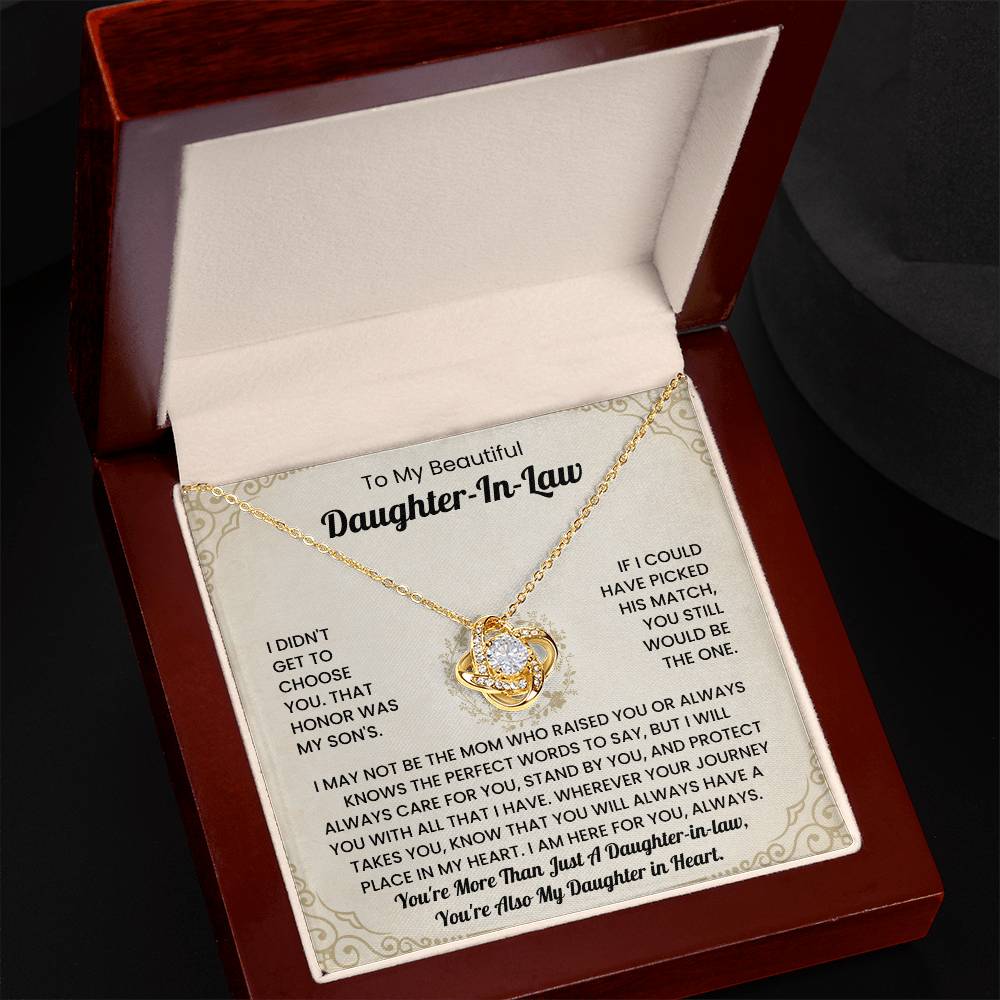 To My Beautiful Daugher-In-Law Necklace.