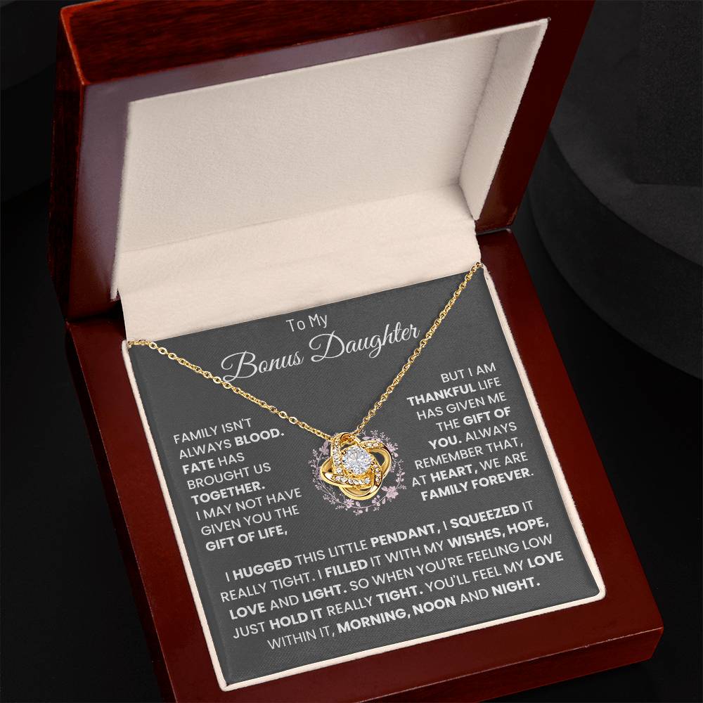 To My Bonus Daughter Necklace (Limited Edition )