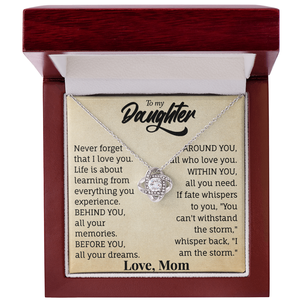 To My Daughter Necklace.(Almost sold out)