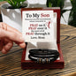 To My Son Bracelet Gift From Mom.