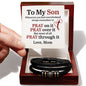 To My Son Bracelet Gift From Mom.