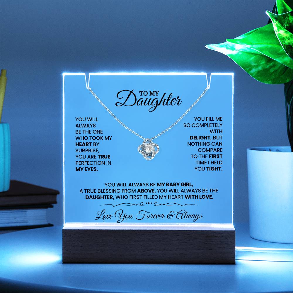 To My Daughter I Love You Forever & Always Acrylic Bundle
