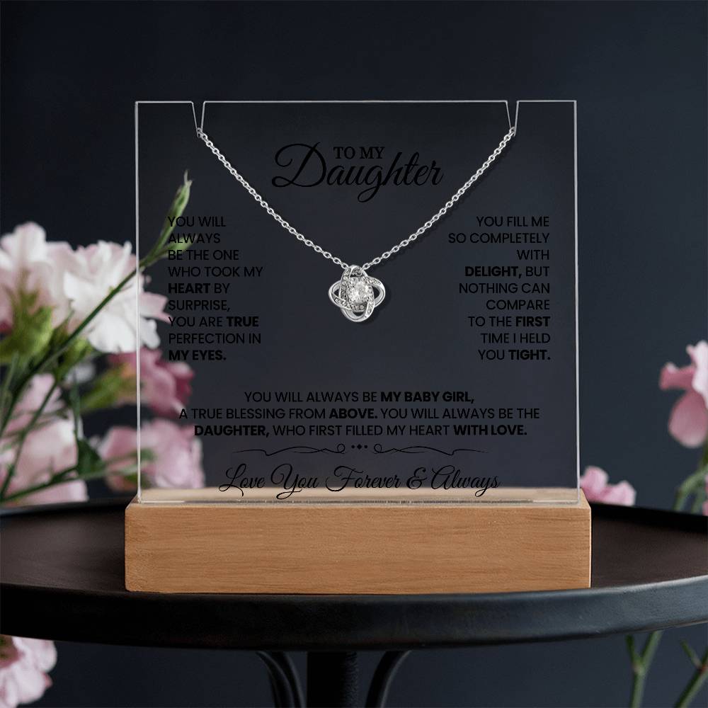 To My Daughter I Love You Forever & Always Acrylic Bundle