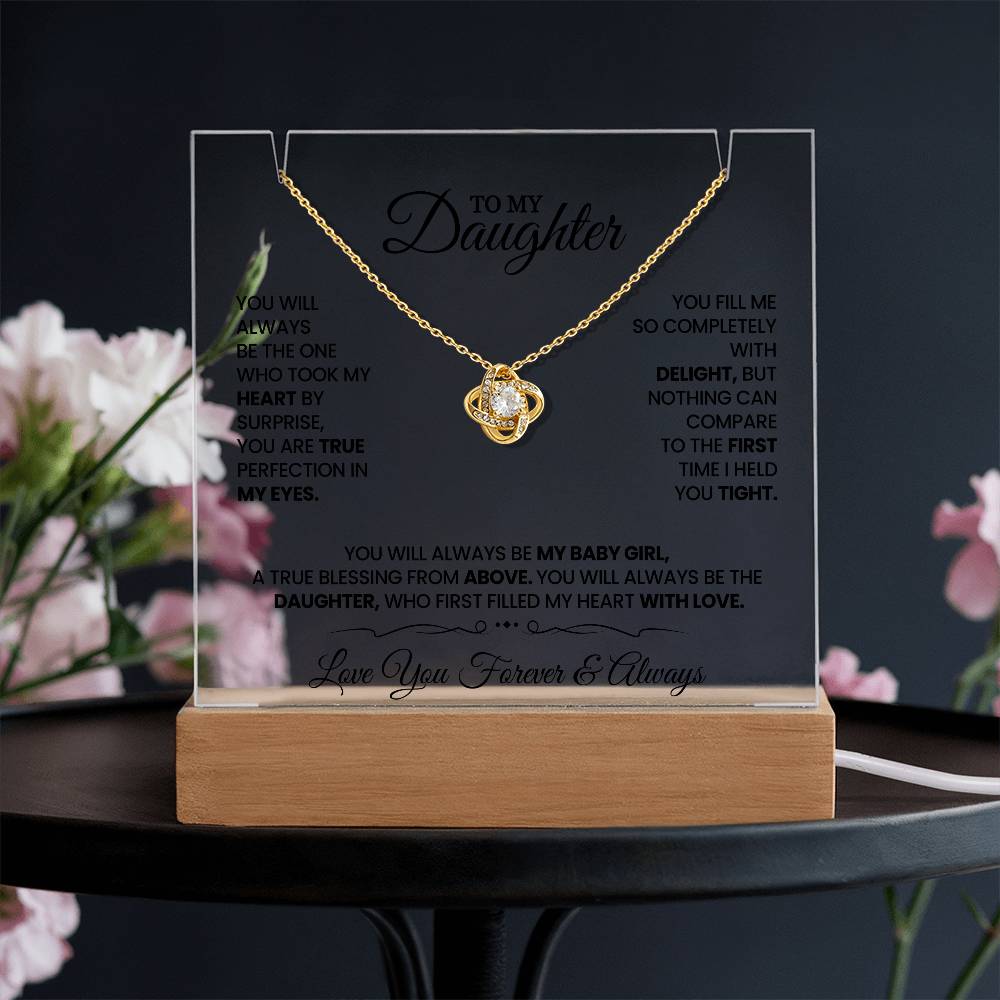 To My Daughter I Love You Forever & Always Acrylic Bundle