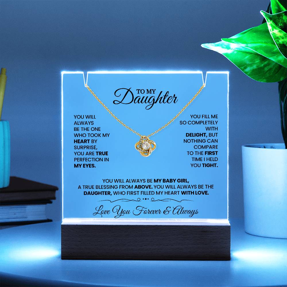 To My Daughter I Love You Forever & Always Acrylic Bundle