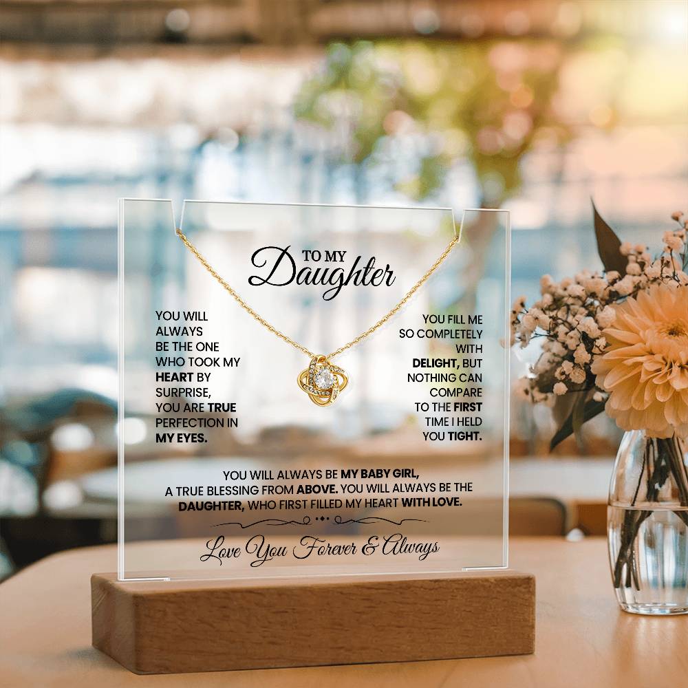 To My Daughter I Love You Forever & Always Acrylic Bundle