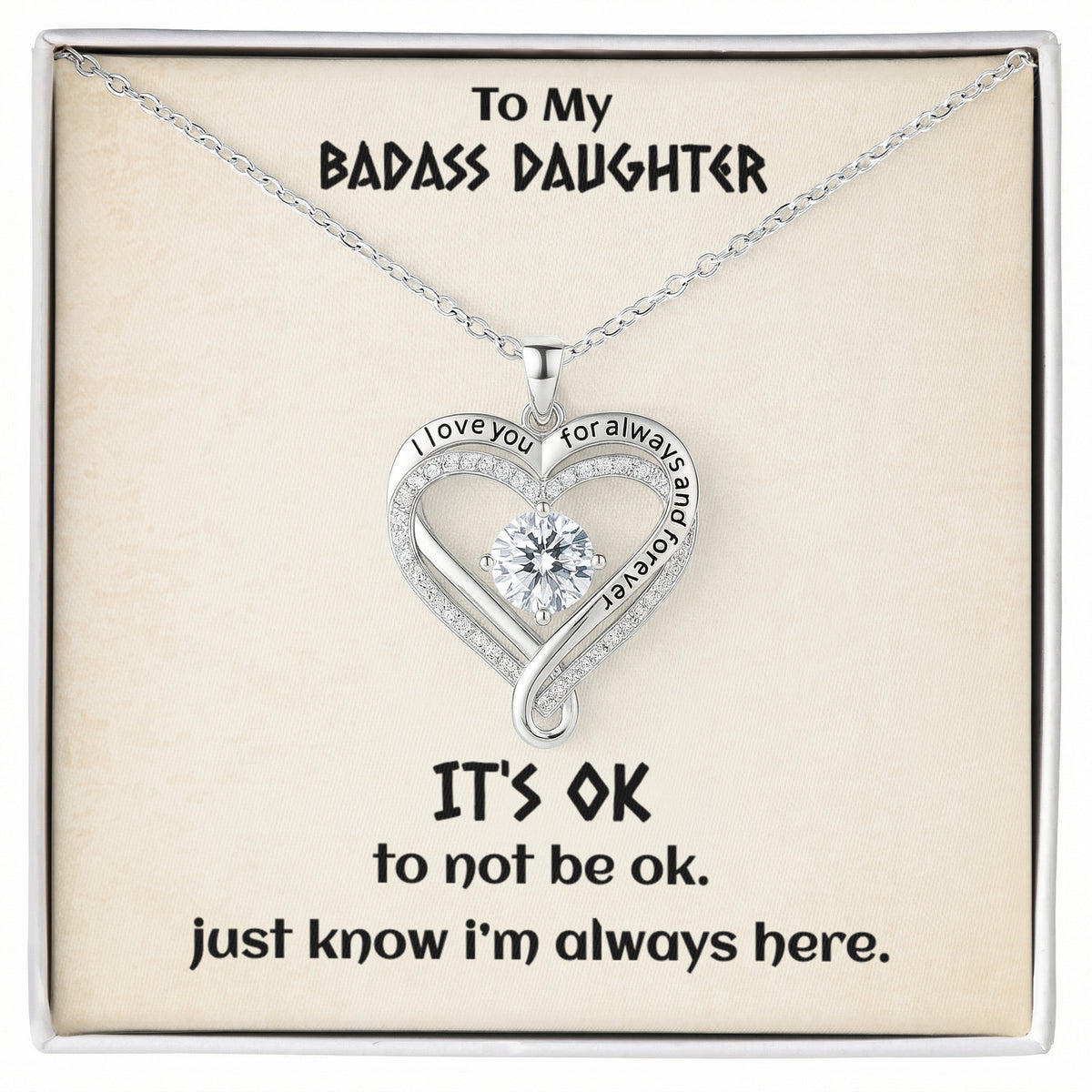 To My Badass Daughter, It's Ok To Not To Be Ok.