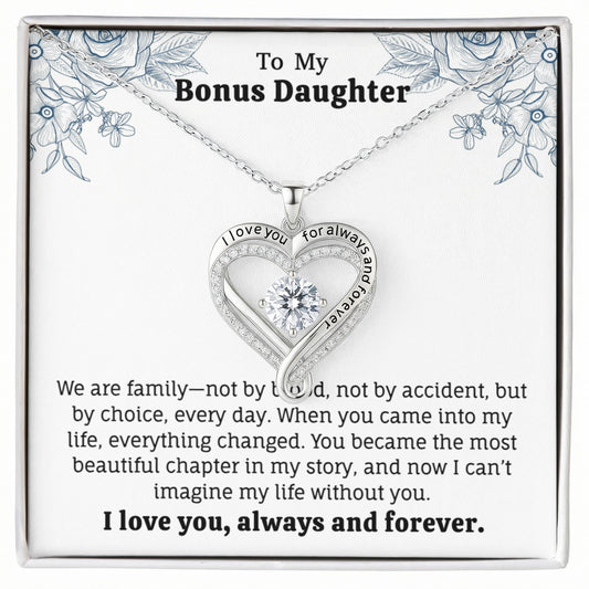 To My Bonus Daughter Necklace (Limited Edition Necklace )