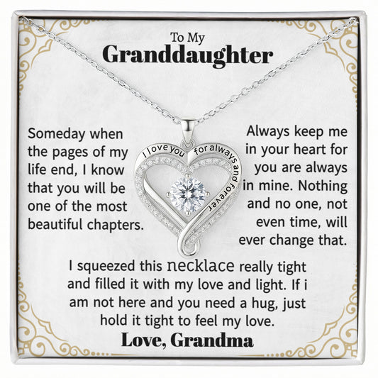 To My Granddaughter Necklace from Grandma.