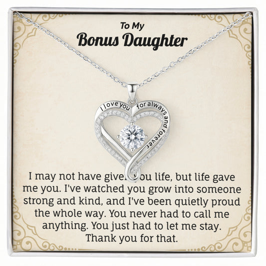 To My Bonus Daughter Necklace (Limited Edition)