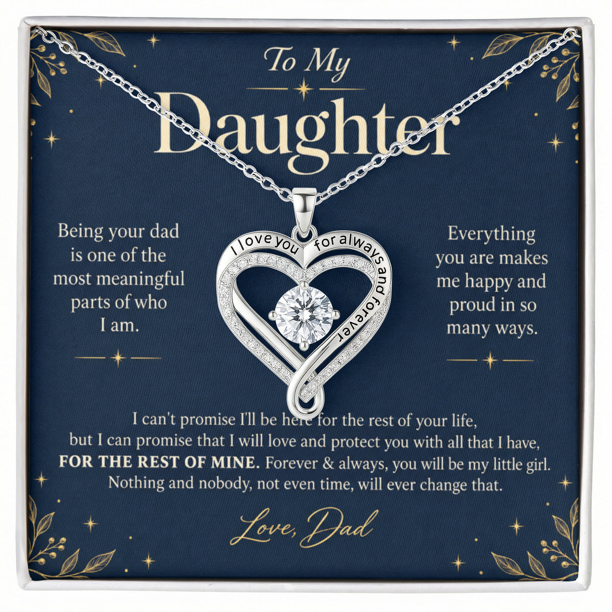 To My Daughter - Being Your Dad - Beautiful Gift Set