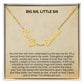 BIG SIS, LITTLE SIS MULTIPLE NAME NECKLACE.
