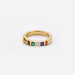 To My Beautiful Fiancée – Personalized Birthstone Ring with Romantic Message Card.