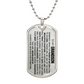 TO MY GRANDSON, I LOVE YOU ALWAYS AND FOREVER | DOG TAG NECKLACE.