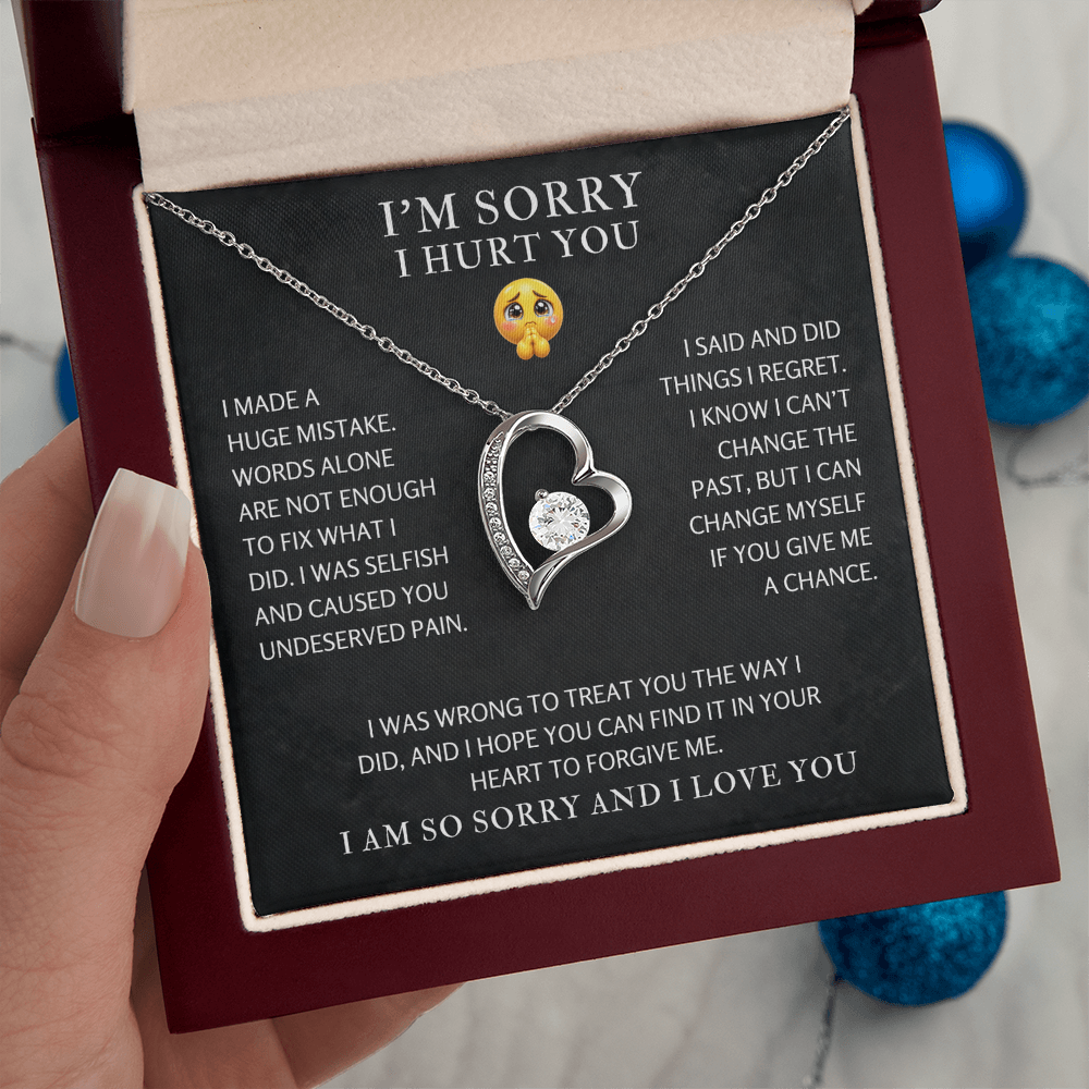 I'M SORRY FOREVER LOVE NECKLACE.
