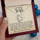To My Beautiful Wife Forever Love Necklace.