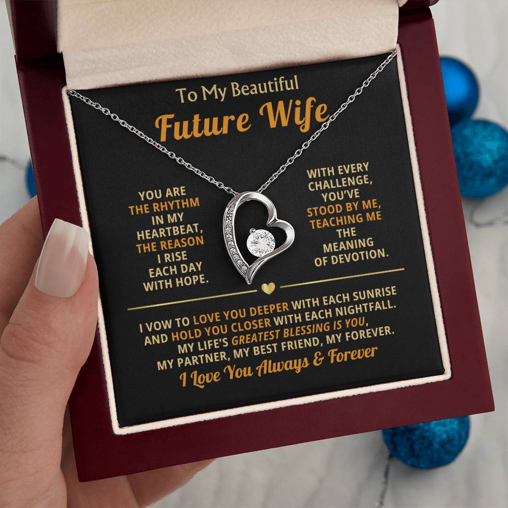 To My Beautiful Future Wife Necklace.