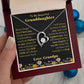 To My Beautiful Granddaughter Necklace from Grandpa.