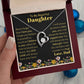 To My Beautiful Daughter Necklace from Dad.