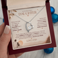 To My Beautiful Daughter Necklace Set From Dad.