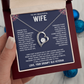 To My Beautiful Wife Necklace form American Veteran.