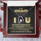 To My Soulmate, I Love You Necklace.(Almost sold out)