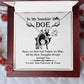 To My Smokin' Hot Doe Necklace. (Almost Sold Out)