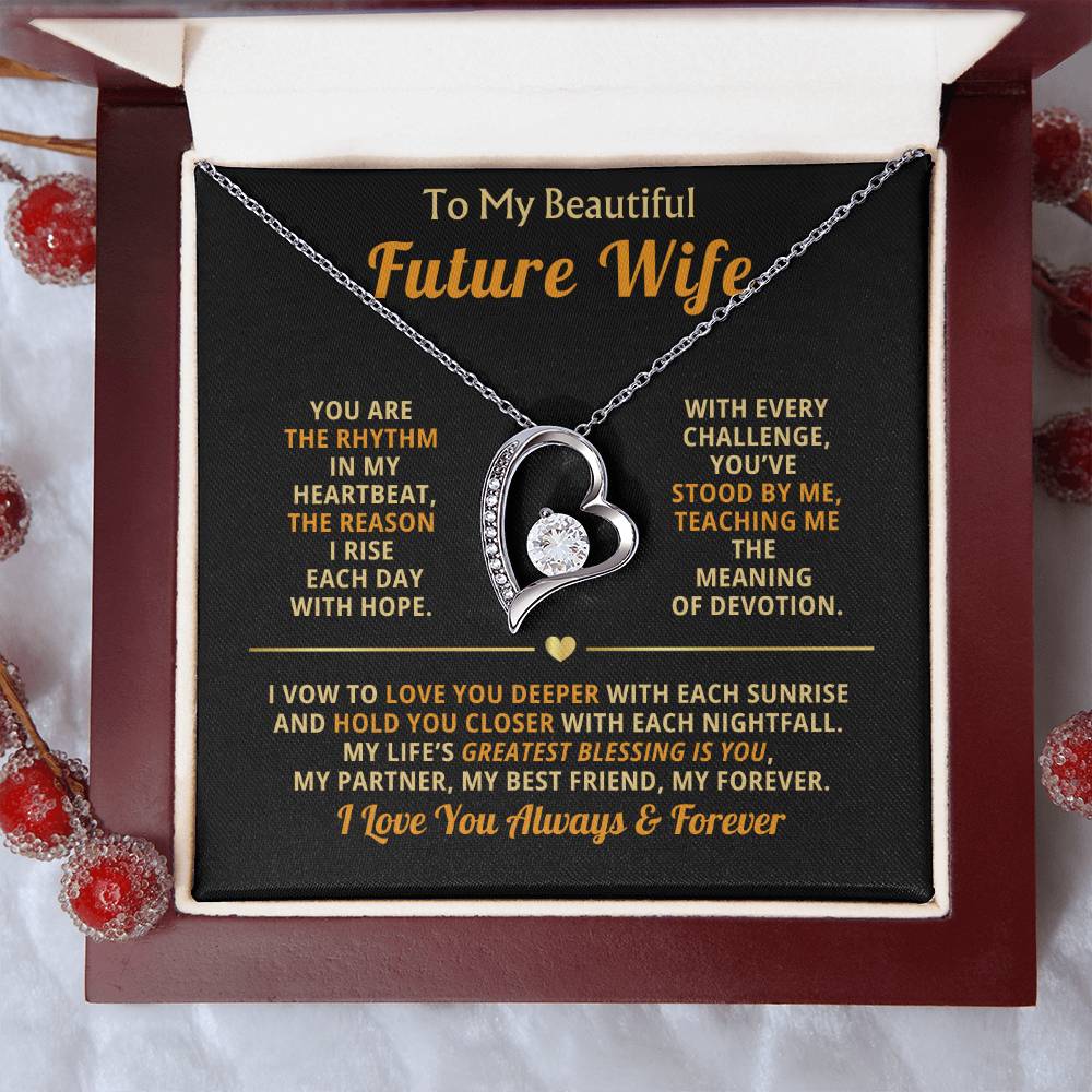 To My Beautiful Future Wife Necklace.