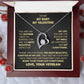 To My Baby, My Valentine Necklace from Veteran.