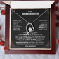 To My Granddaughter Promise Necklace Set.