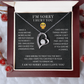 I'M SORRY FOREVER LOVE NECKLACE.