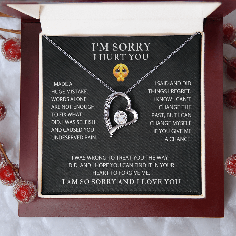I'M SORRY FOREVER LOVE NECKLACE.