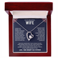 To My Beautiful Wife Necklace form American Veteran.