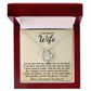 To My Beautiful Wife Forever Love Necklace.