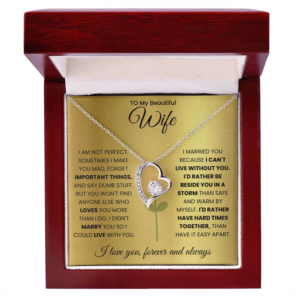 To My Beautiful Wife Necklace (Limited Edition)