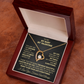 To My Baby, My Valentine Necklace.