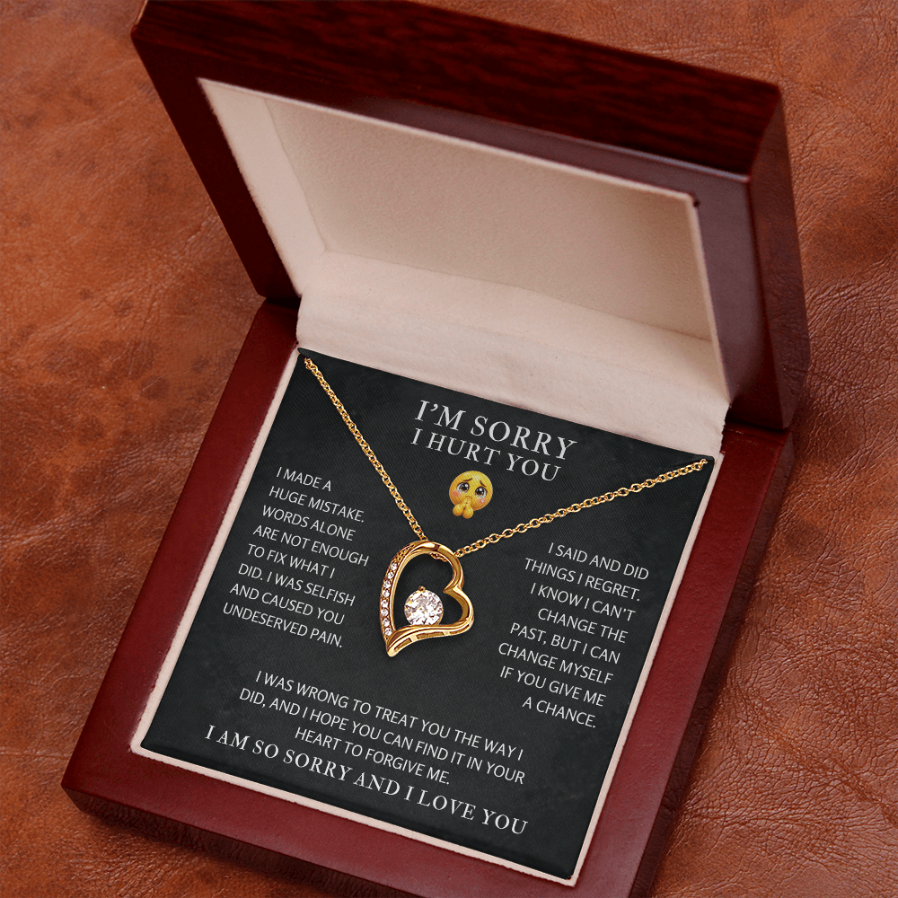 I'M SORRY FOREVER LOVE NECKLACE.