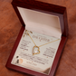 To My Beautiful Daughter Necklace Set From Dad.