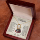 To My Daughter Necklace gift from Veteran Dad.