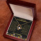 To My Beautiful Granddaughter Necklace from Grandpa.